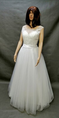 Svatební šaty .9761- půjčení ,velikost 38-42.