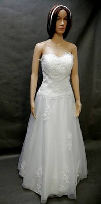 Svatební šaty .8681-půjčení ,velikost 40-44.