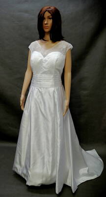Svatební šaty .3941-půjčení ,velikost 46-48.